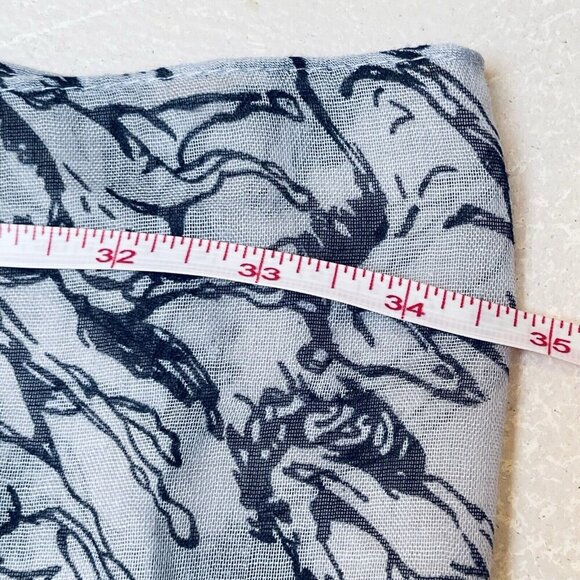 Running Horse Print Aquestrian Infiniti Scarf Gray Black Lightweight Accessory - Picture 5 of 7